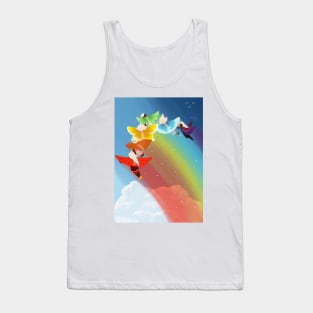 Sky rainbow Tank Top